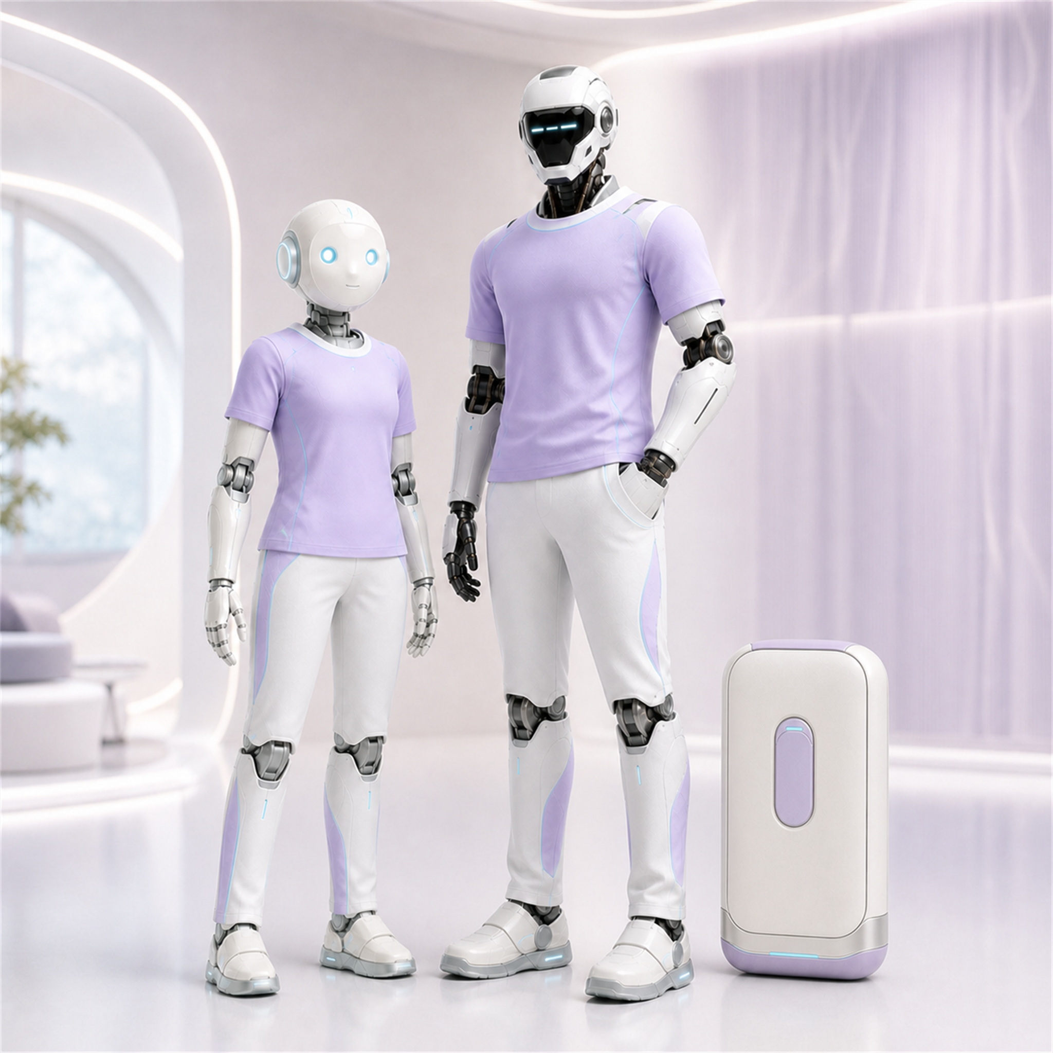 BotCouture Care Line fuer humanoide Roboter mit Pflege und Komfort