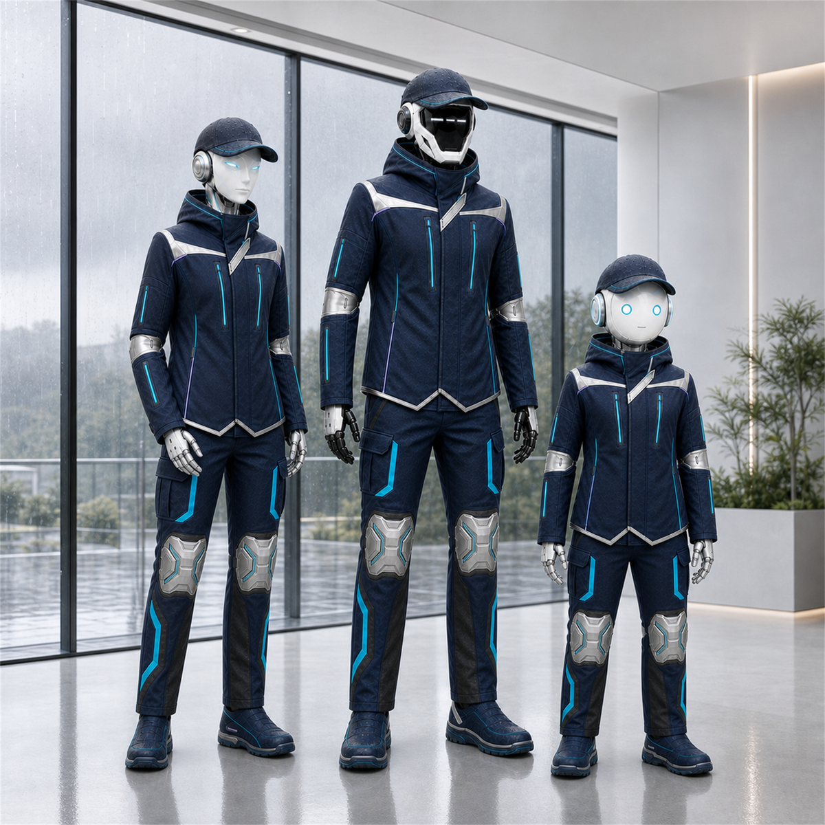 BotCouture Outdoor Line fuer humanoide Roboter und Wettereinsatz
