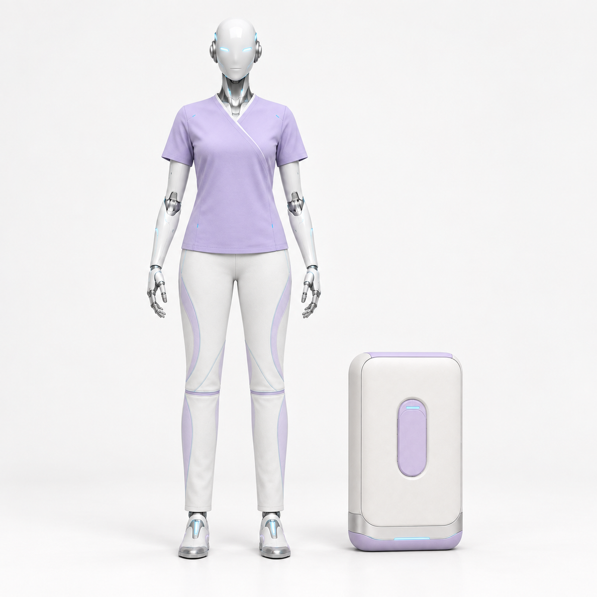 AURA frontal im BotCouture Care Comfort Set mit Care Shirt Soft, Care Pants Comfort und Pflege-Kit-Tasche