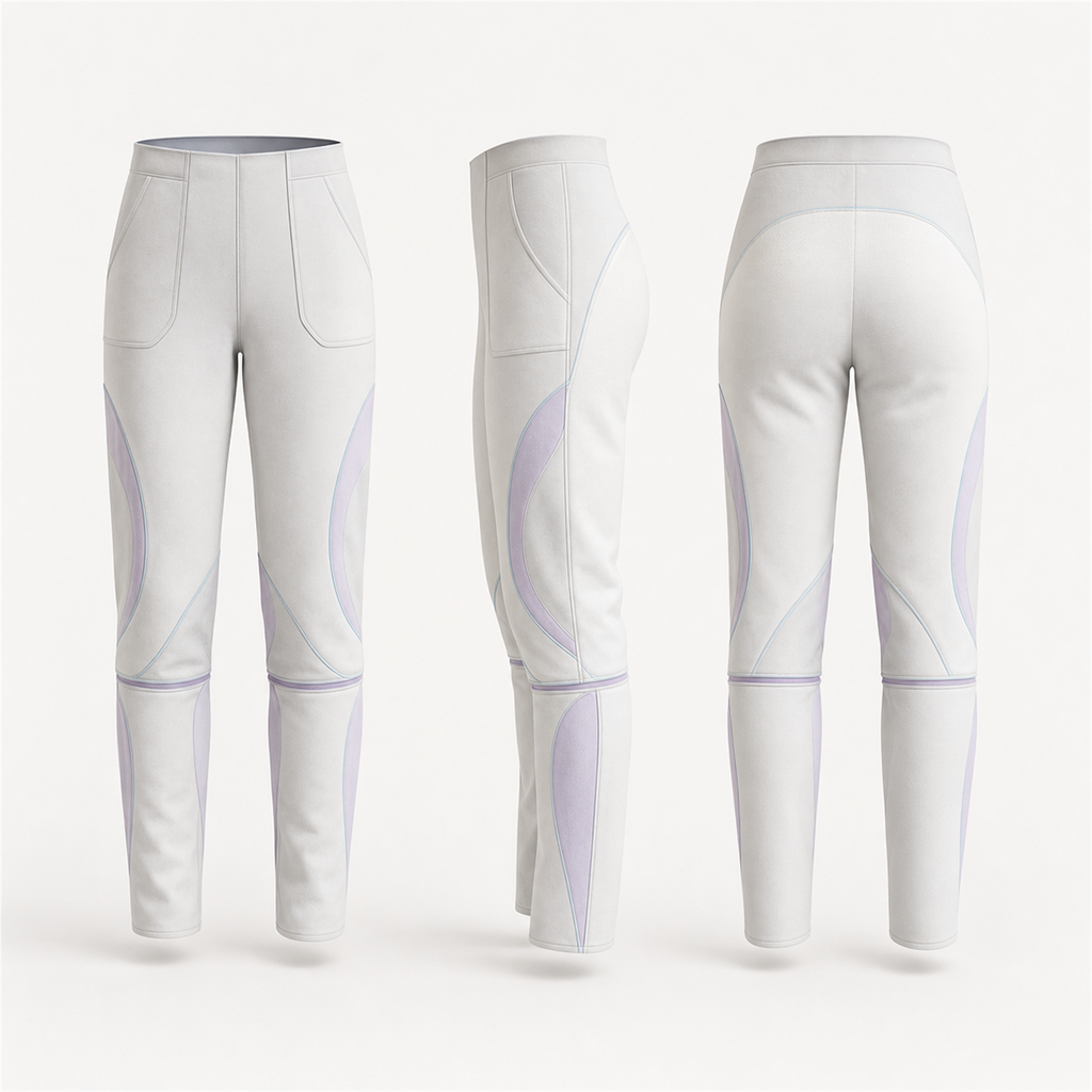 Care Pants Comfort v02 – Vorder-, Seiten- und Rückansicht