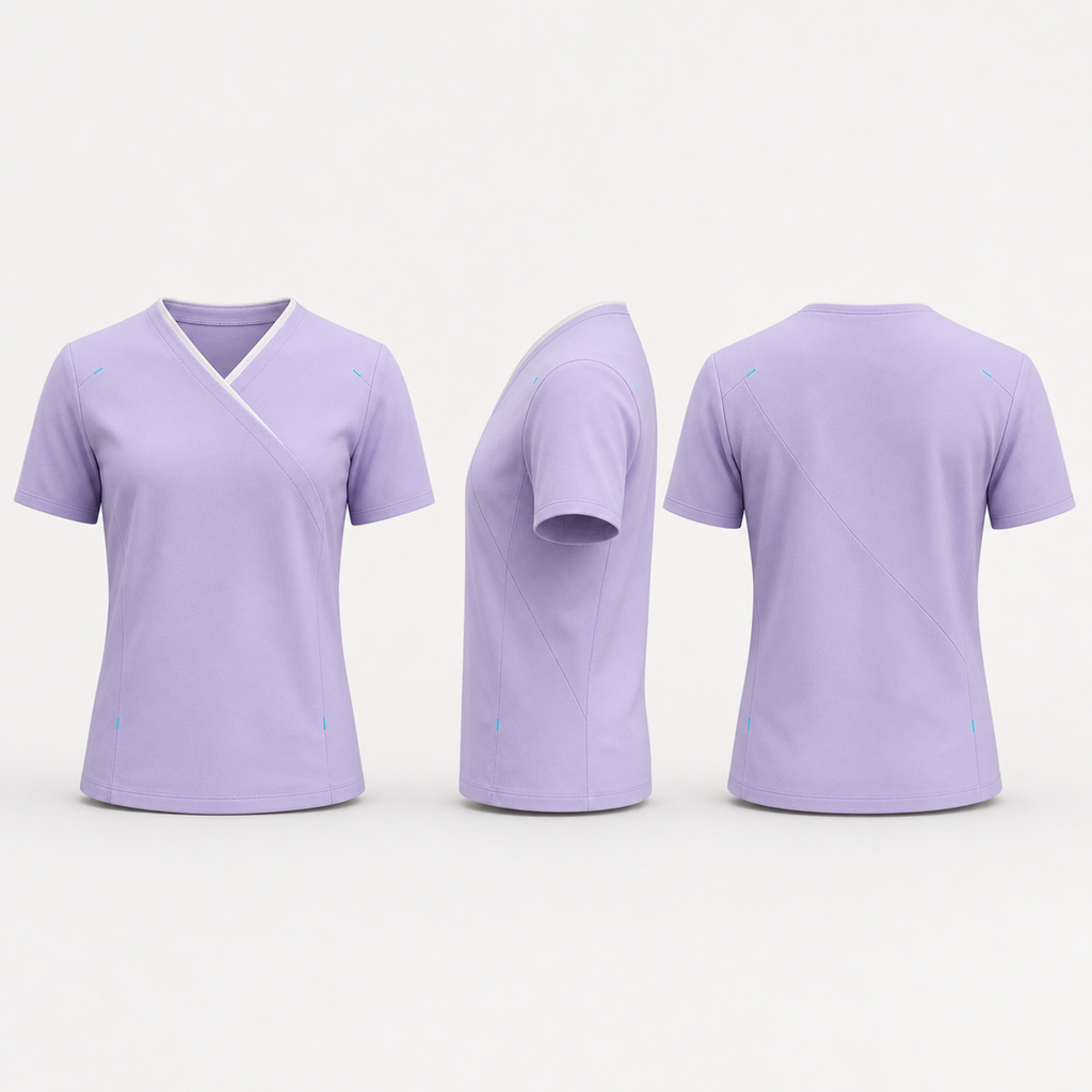 Care Shirt Soft – Drei-Seiten-Produktmaster