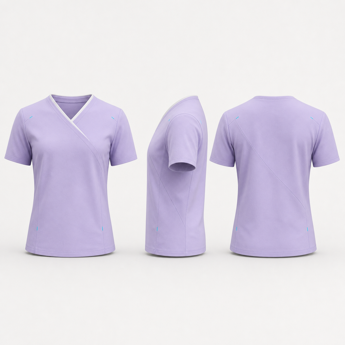 Care Shirt Soft – Drei-Seiten-Produktmaster