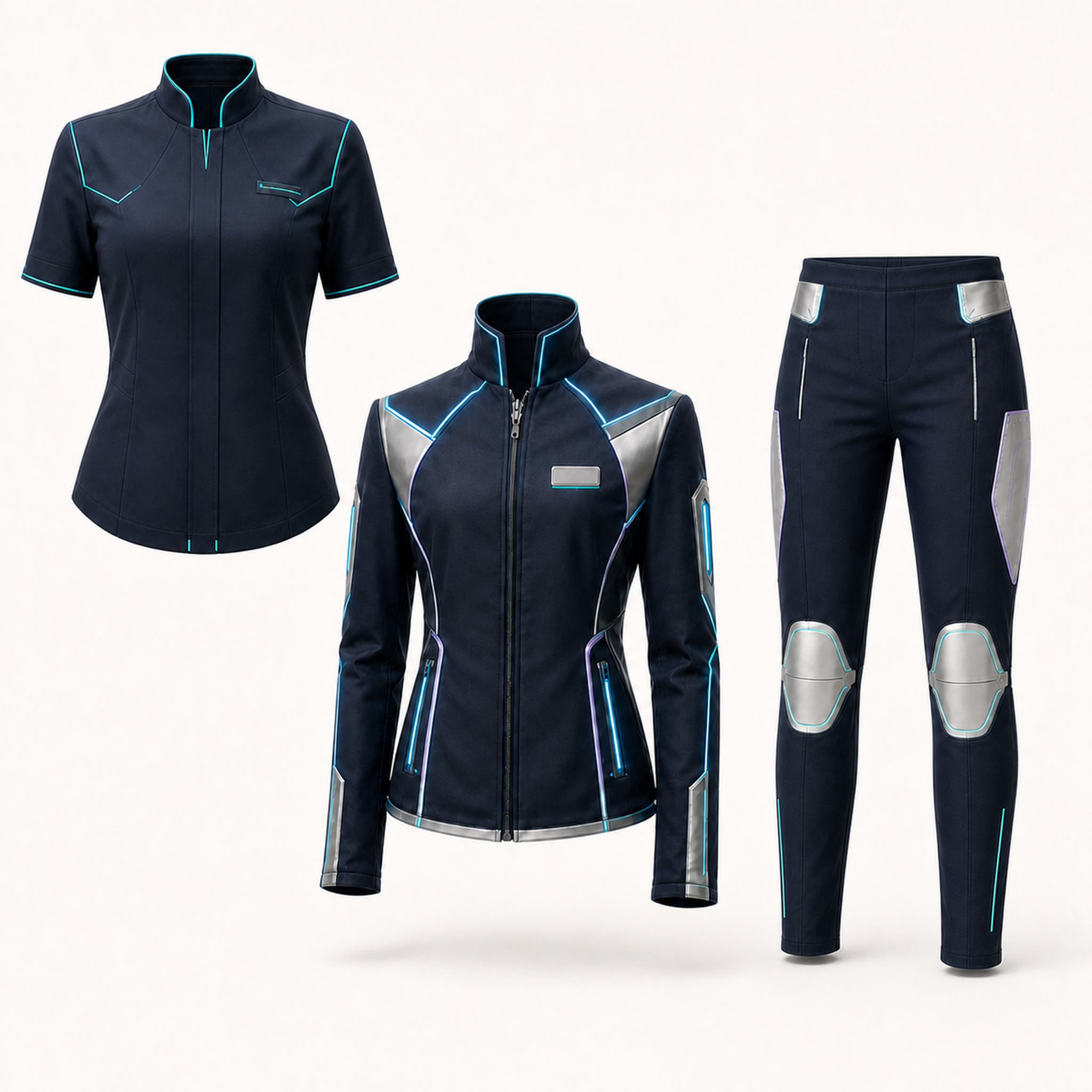 BotCouture Corporate Welcome Set mit Identity Shirt, Branded Role Jacket und Utility Pants Light in Corporate Navy