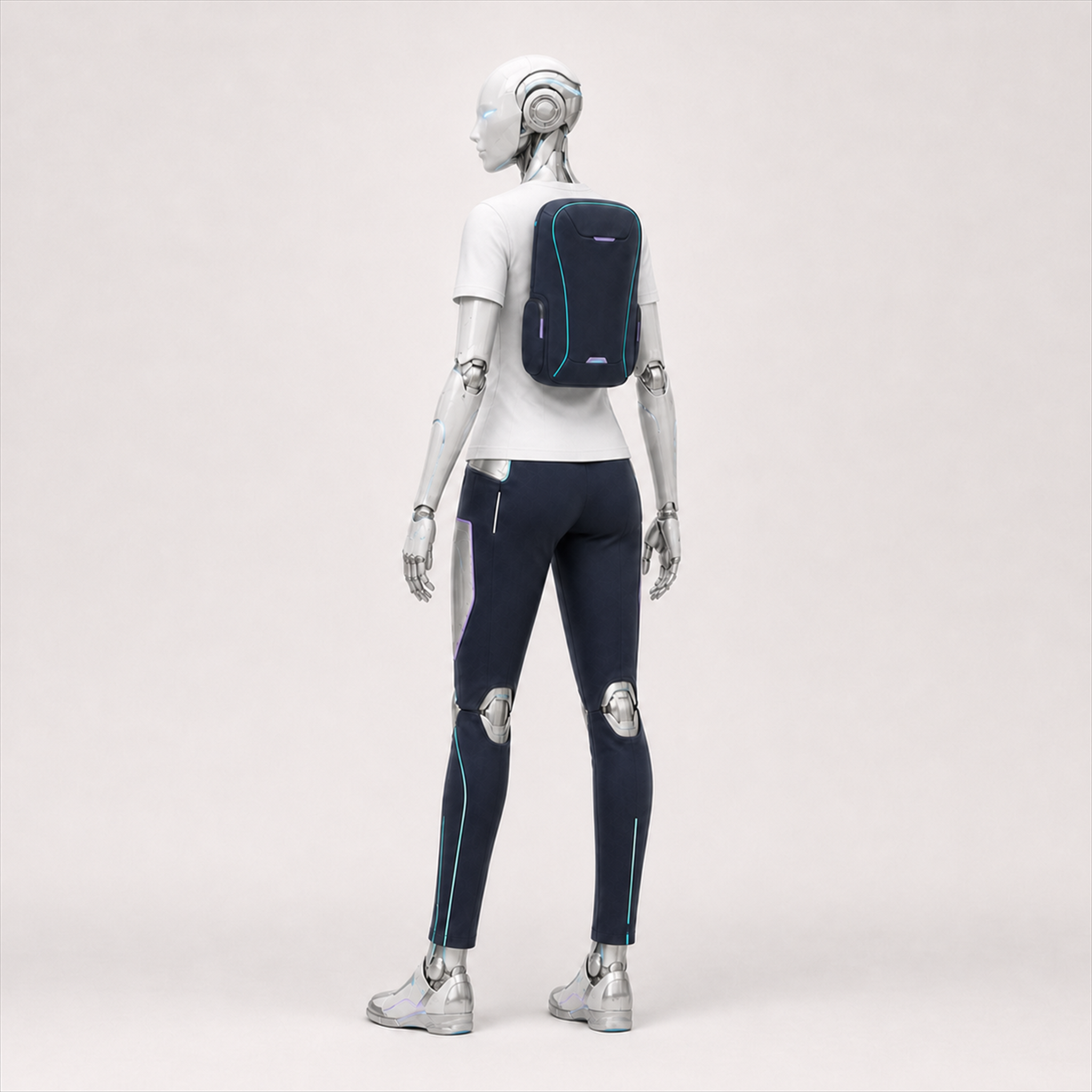 AURA im Everyday Starter Set mit Basic Shirt, Utility Pants Light und trägerfrei angedocktem Companion Pack Mini Rucksack