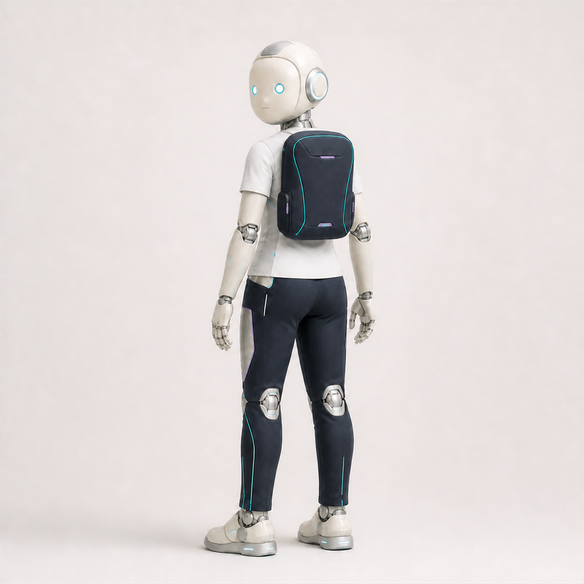 LUMI im Everyday Starter Set mit Basic Shirt, Utility Pants Light und trägerfrei angedocktem Companion Pack Mini Rucksack