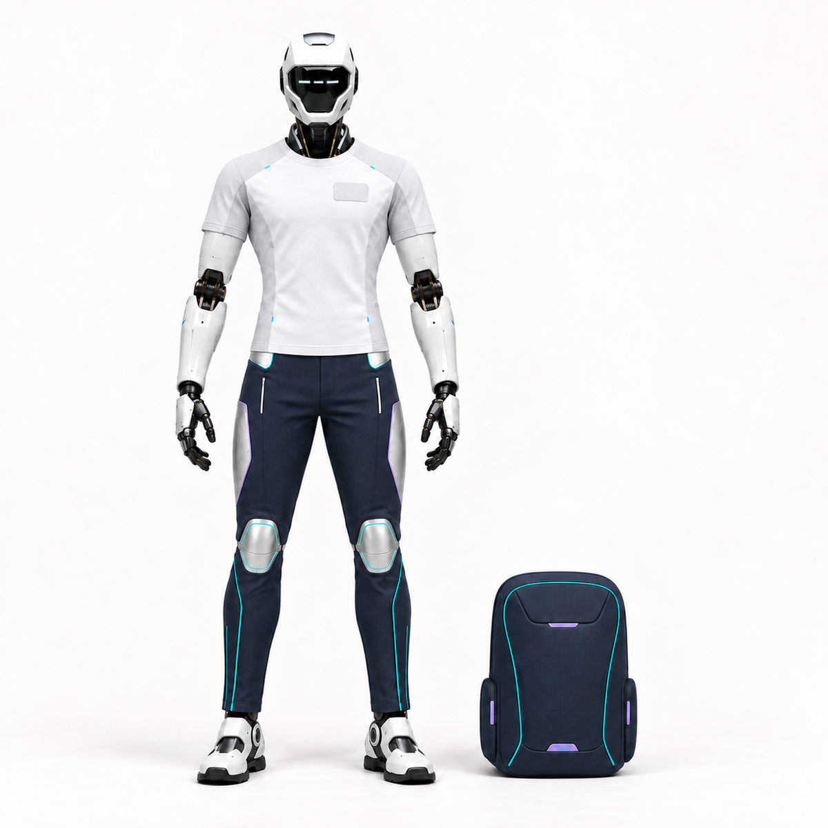 NOVA frontal im BotCouture Everyday Starter Set mit Basic Shirt, Utility Pants Light und Companion Pack