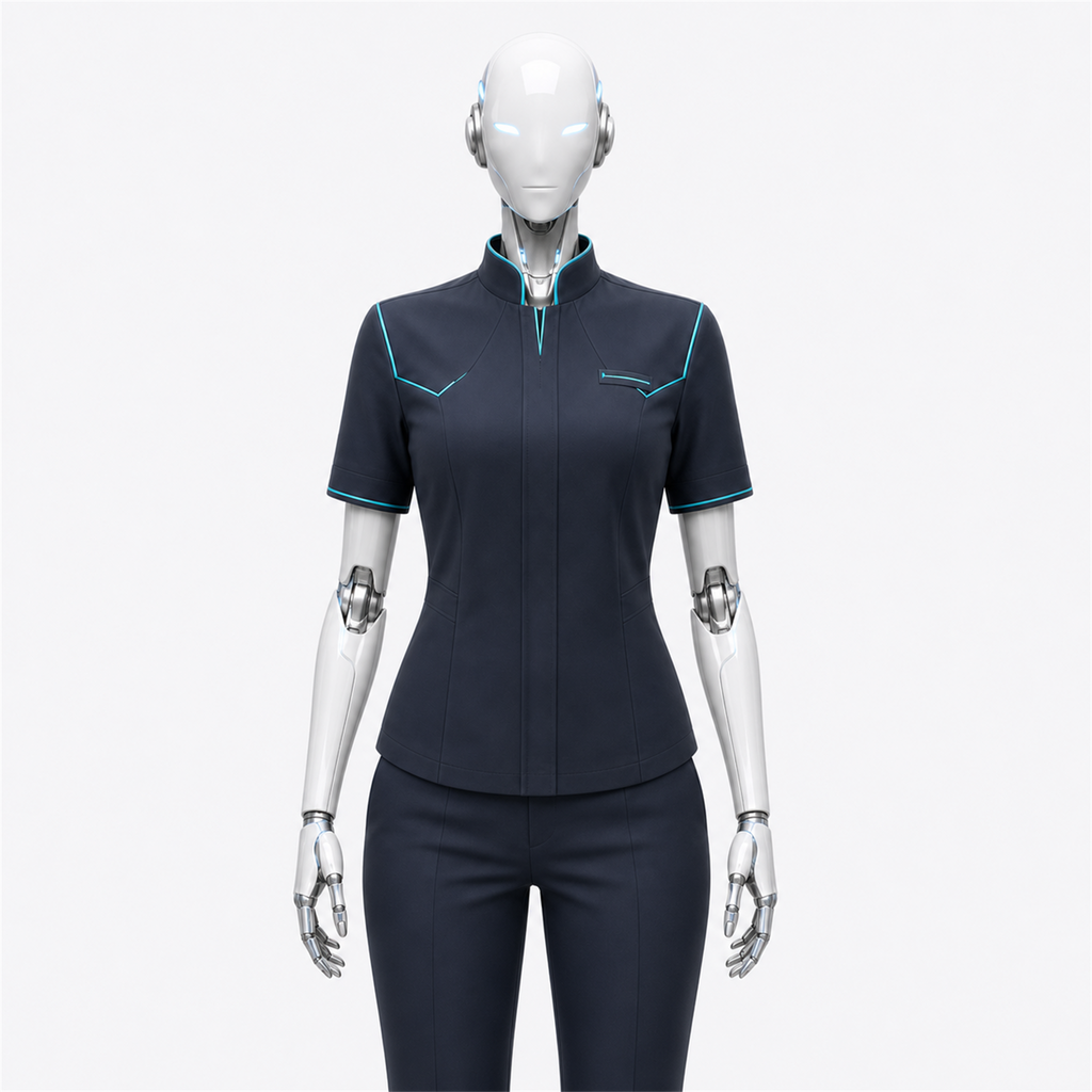 BotCouture Identity Shirt – AURA in Deep Corporate Navy