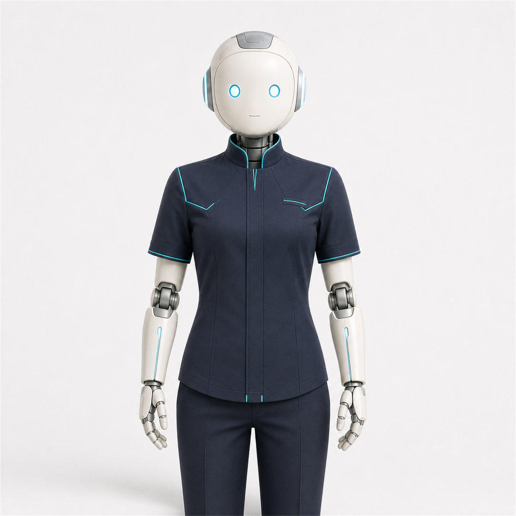 BotCouture Identity Shirt – LUMI in Deep Corporate Navy