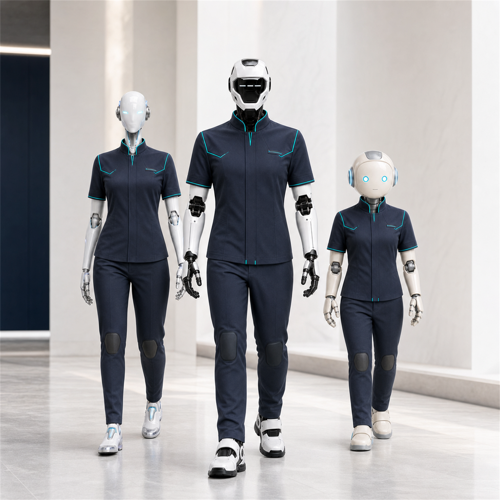 BotCouture Identity Shirt – AURA, NOVA und LUMI im Corporate Welcome