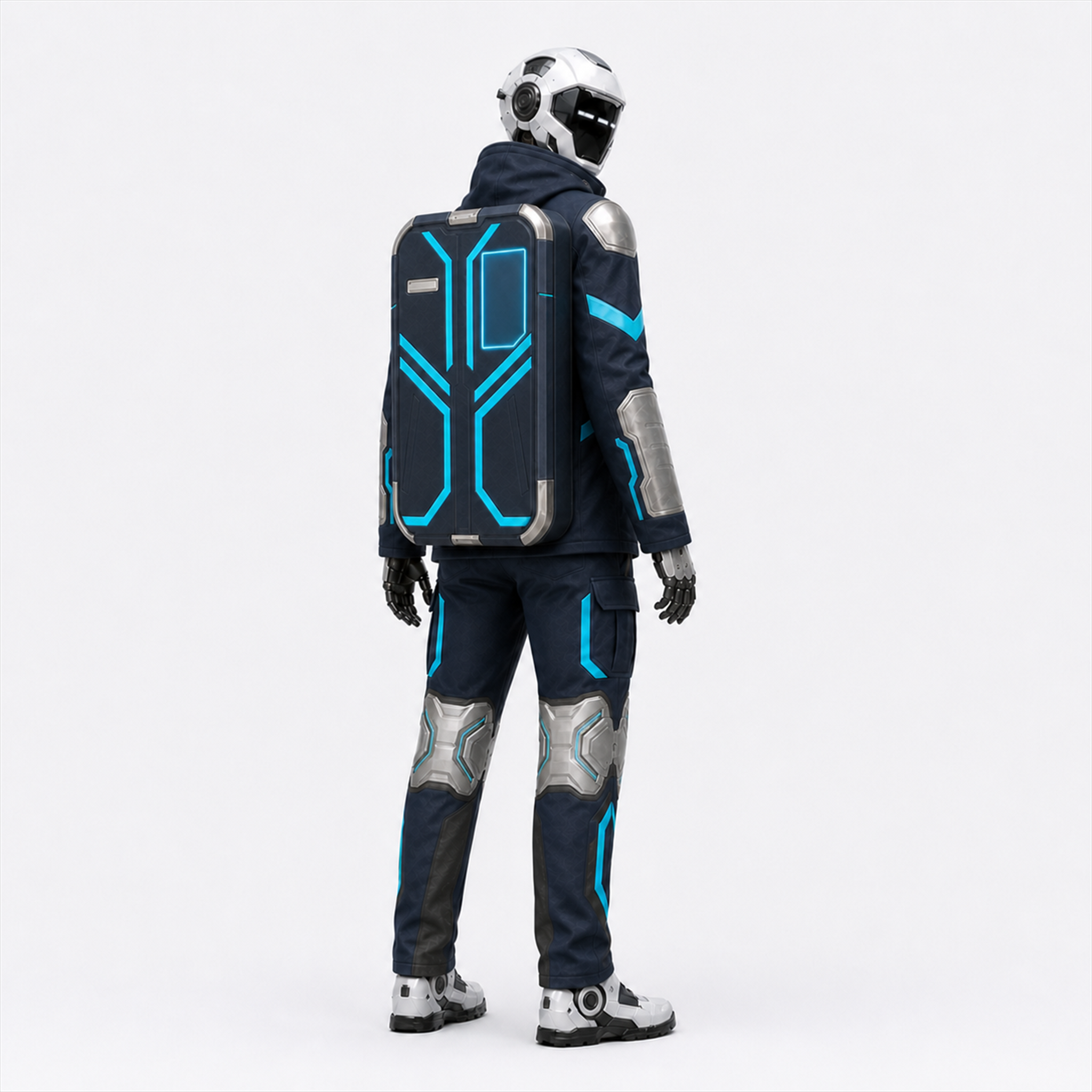 NOVA mit dem BotCouture Security Pro Set aus Security Role Jacket, Utility Pants Pro Hose und Modular Security Bag