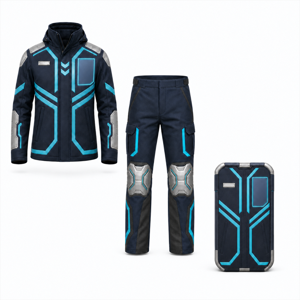 BotCouture Security Pro Set mit Security Role Jacket, Utility Pants Pro Hose und Modular Security Bag