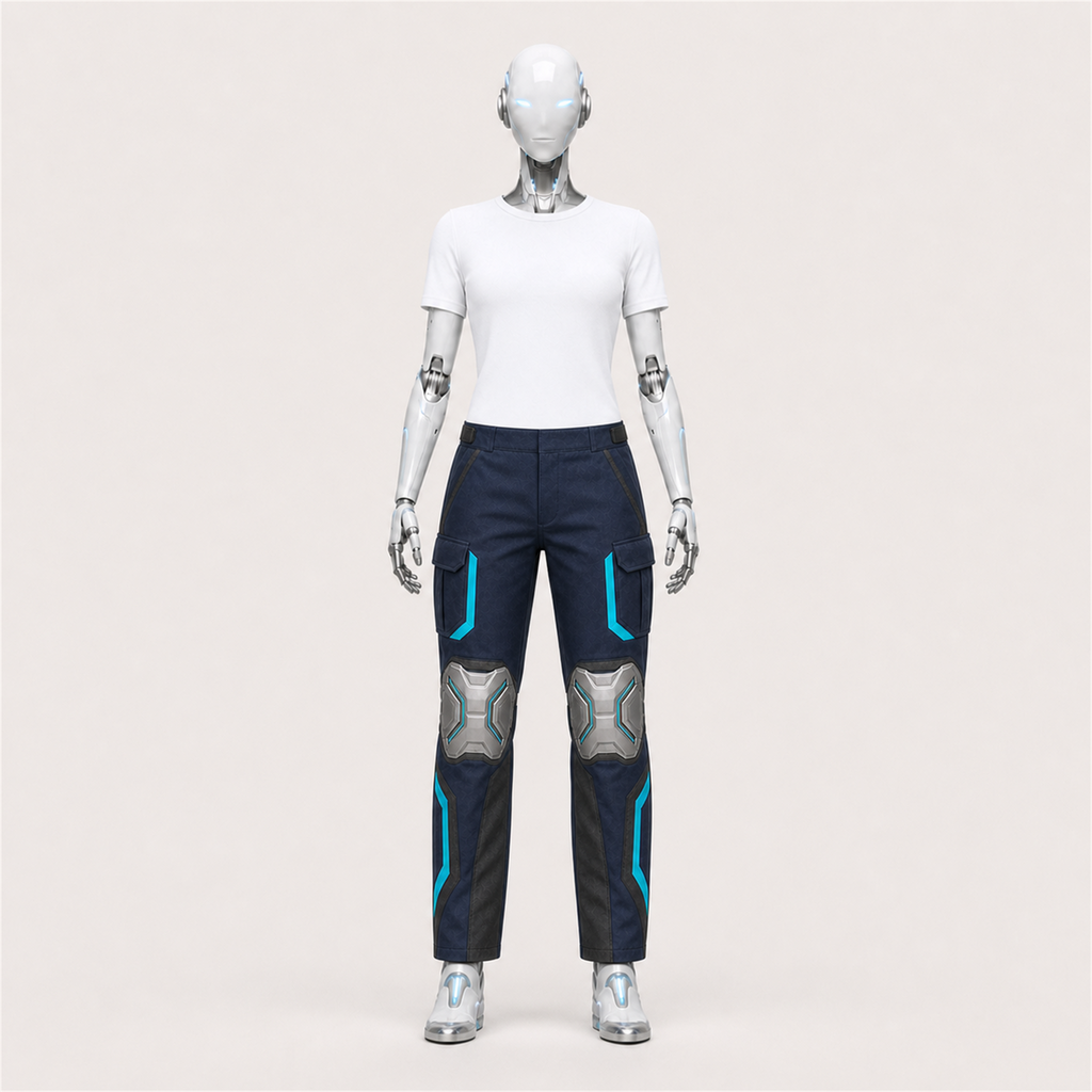 AURA trägt die BotCouture Utility Pants Pro