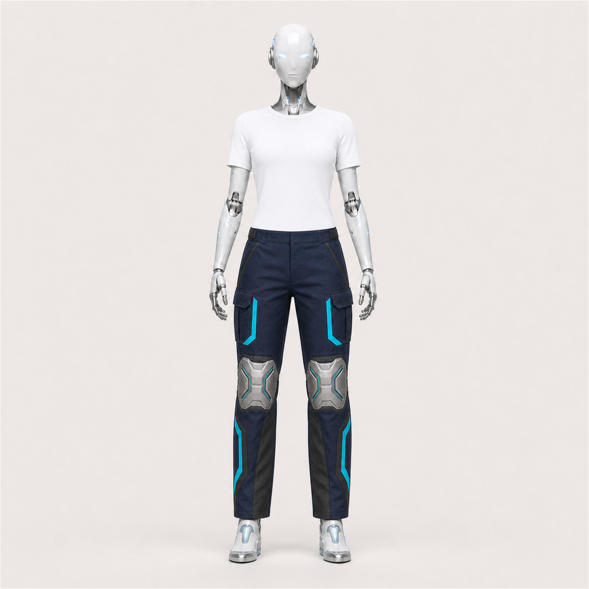 AURA trägt die BotCouture Utility Pants Pro