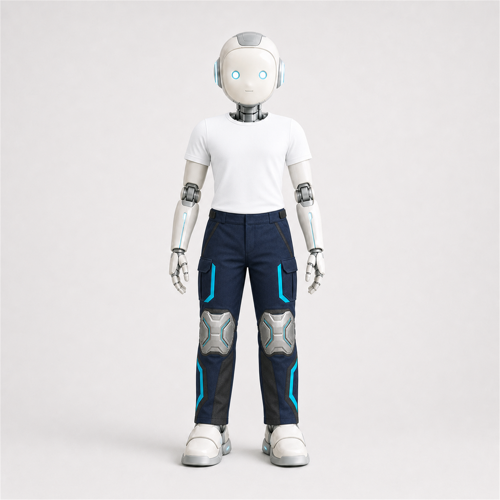 LUMI trägt die BotCouture Utility Pants Pro