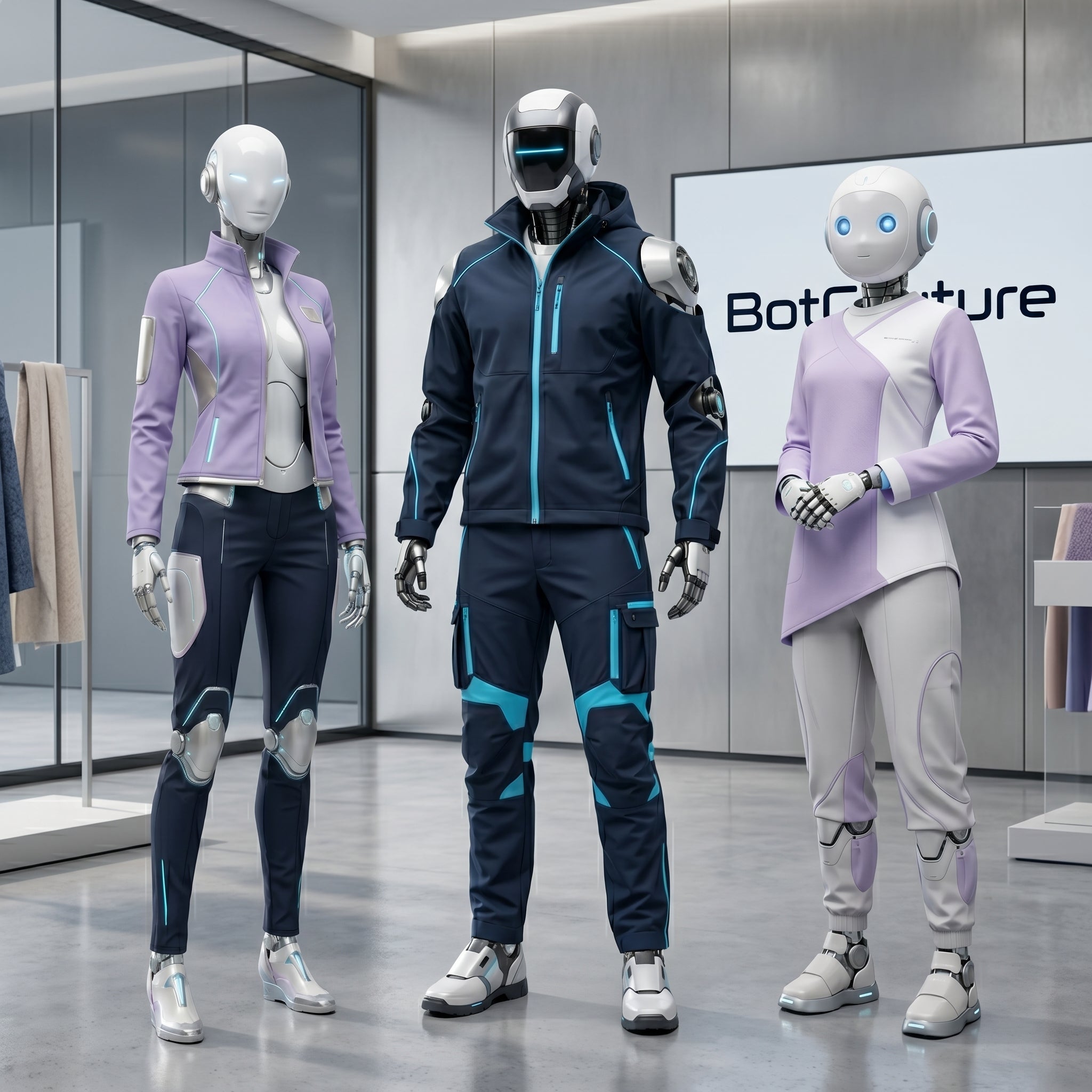 AURA, NOVA und LUMI im BotCouture Showroom